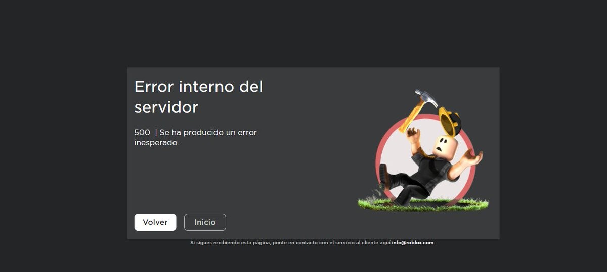 Corrección de errores en Roblox