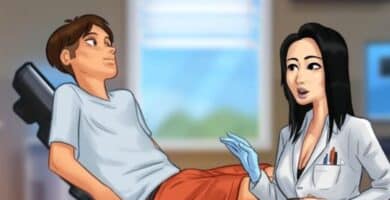 Summertime Saga romance con Miss Okita