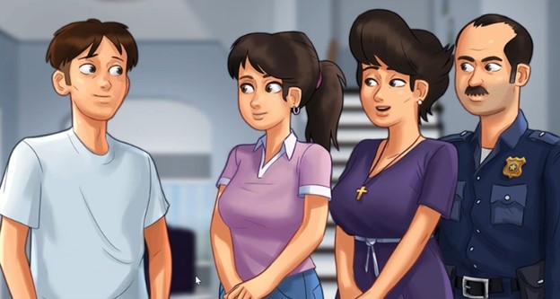 Romance de la saga de verano con Mia