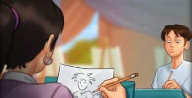 Summertime saga Romance con Miss Ross