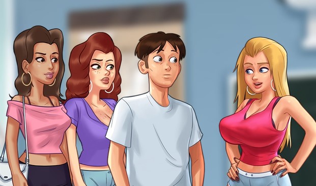 Romance de la saga de verano con Roxxy