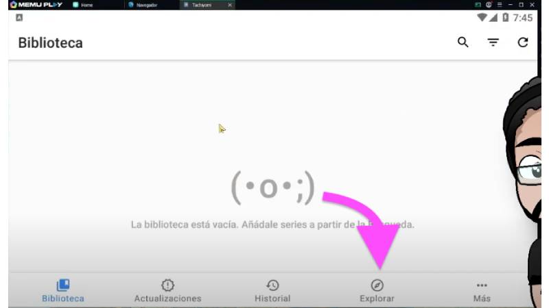 como agregar extensiones en tachiyomi