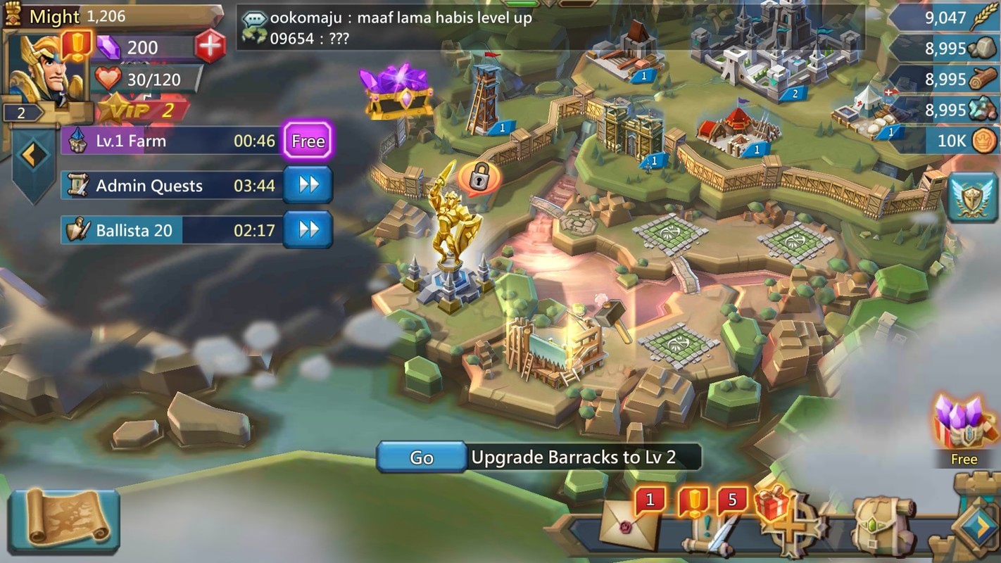 Tutorial para los edificios de Lords Mobile