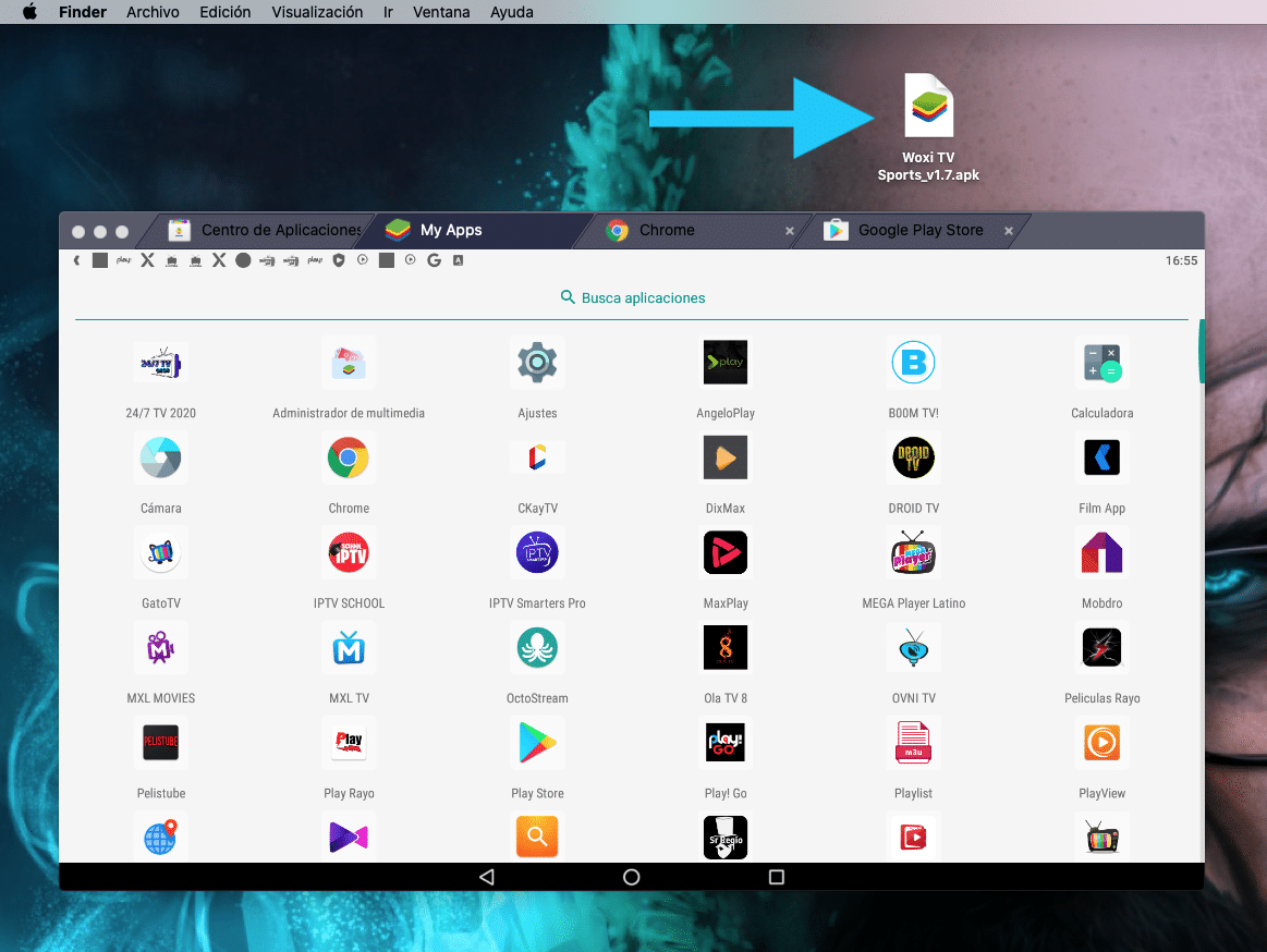 Woxi TV Deportes para Mac