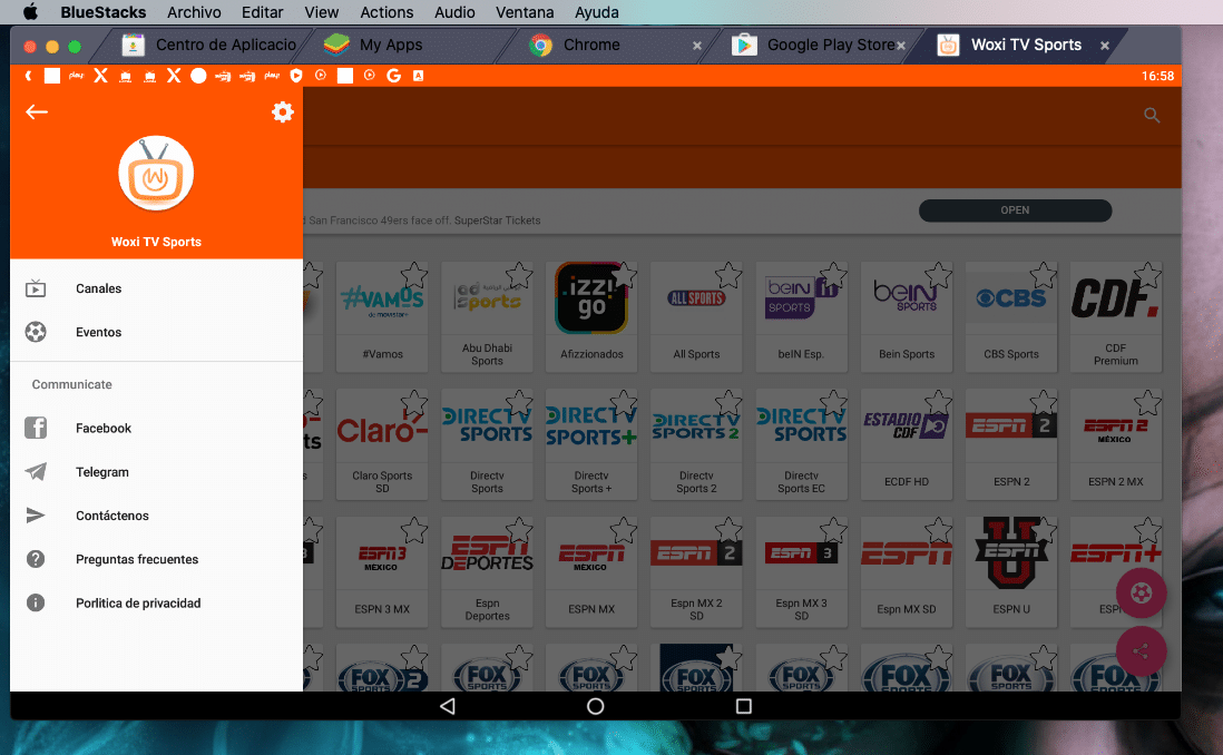 Woxi TV Deportes para Windows