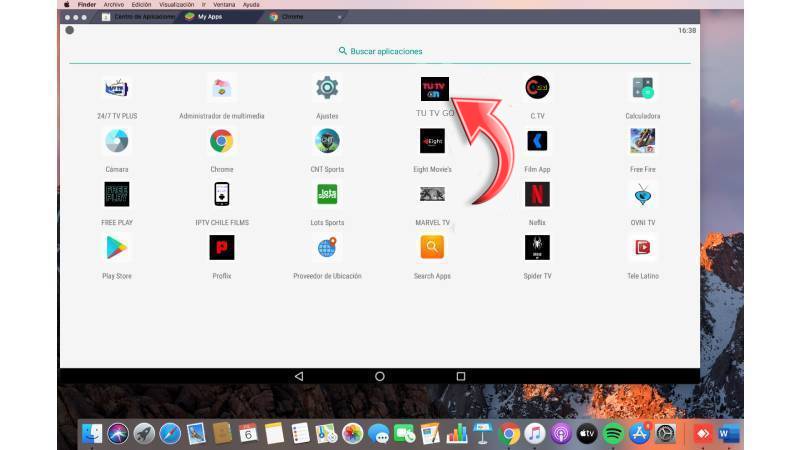 TU TV GO apk en Mac