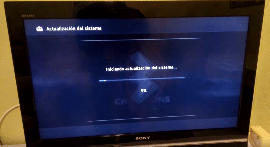 Actualizar televisor Sony Bravia KDL 32W5500