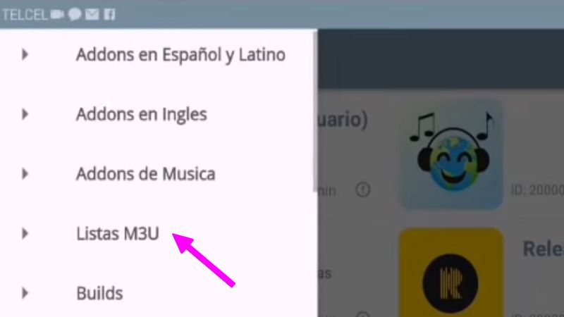 Agregar complementos en Kodi
