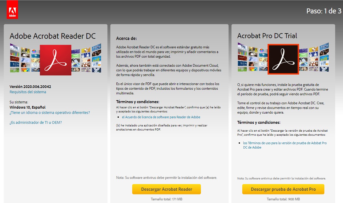 lector de pdf de adobe