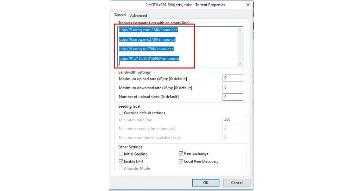 Cómo usar rastreadores para utorrent