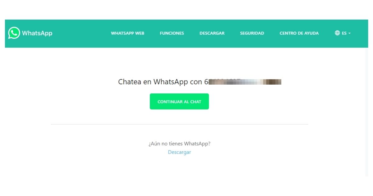 Enviar mensajes de WhatsApp sin agregar número a contactos