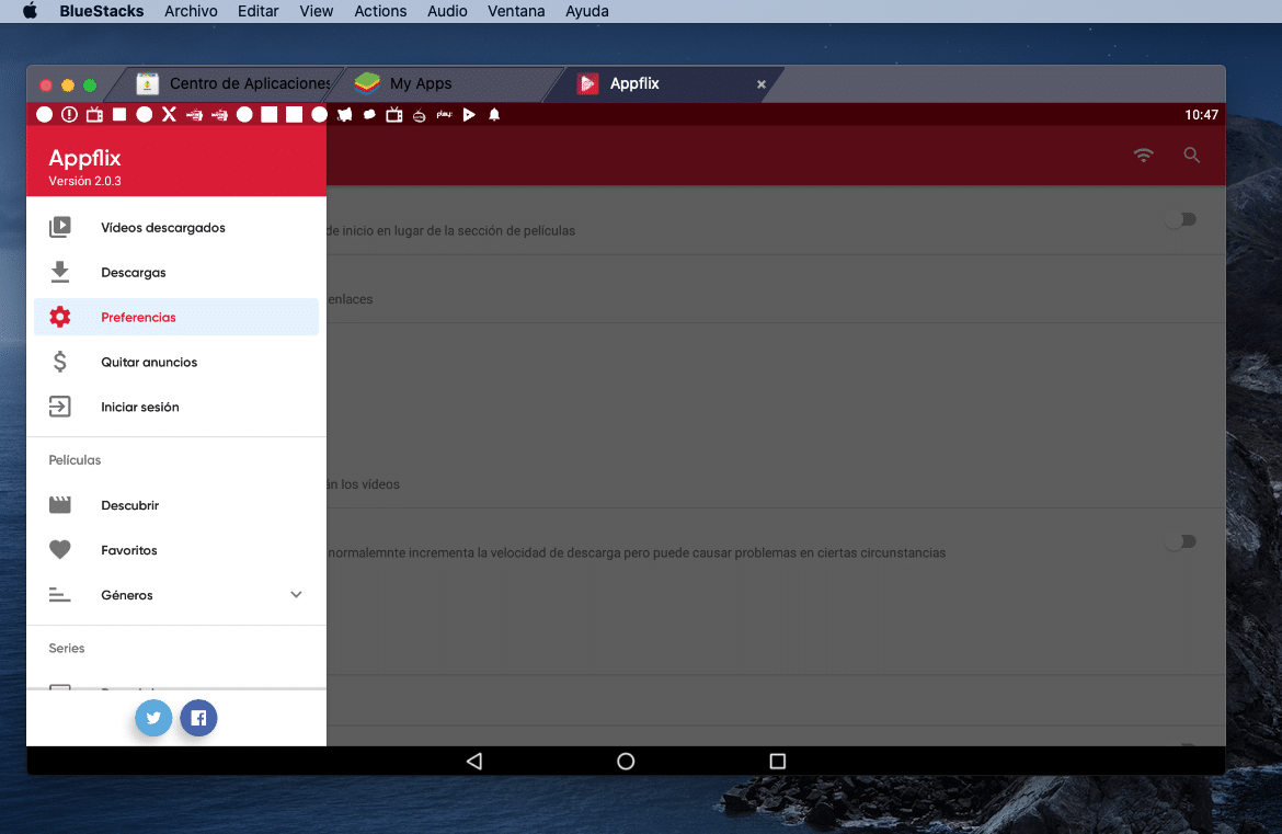 Cómo instalar APK Appflix para PC