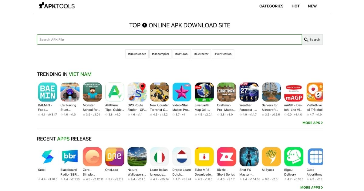 Herramientas APK en línea