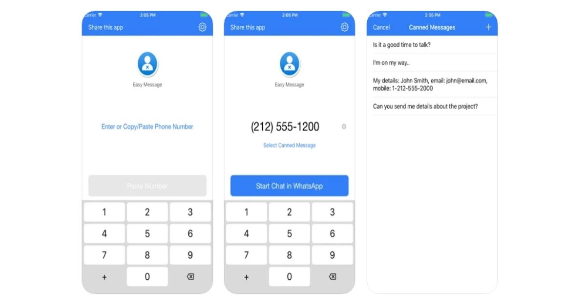 Enviar mensajes de WhatsApp sin agregar el número