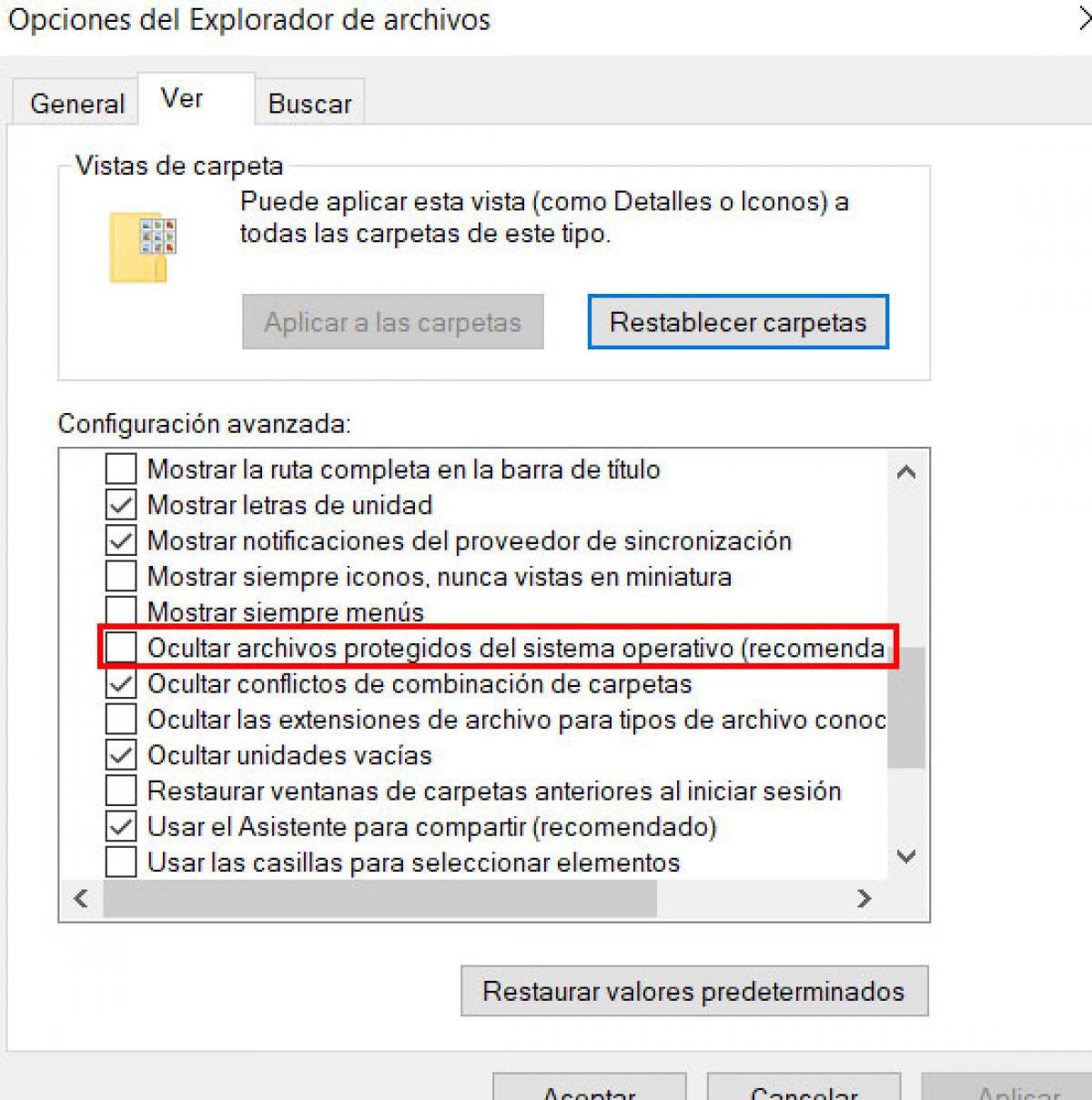 Cómo ver archivos ocultos en Windows 10 | Tecnología - ComputerHoy.com