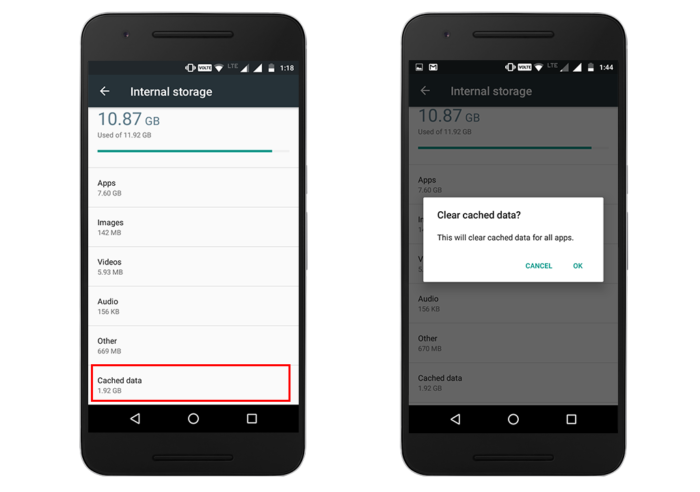 Mejorar el almacenamiento de Android Mejorar el almacenamiento de Android