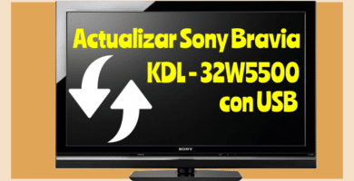 como actualizar smart tv sony bravia KDL 32W5500