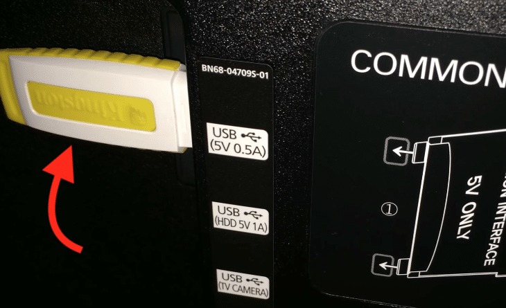 Actualizar tv samsung por usb