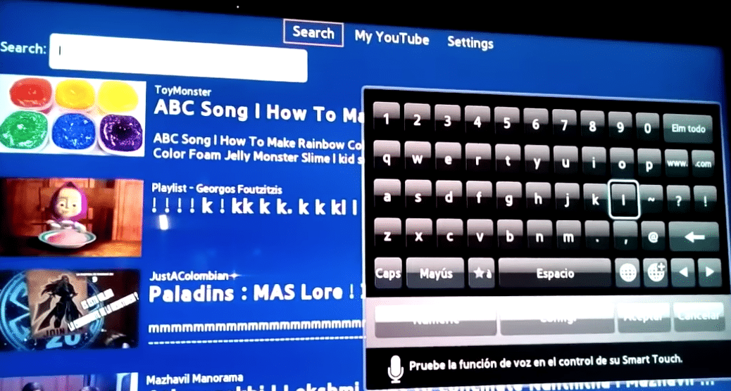 Cómo instalar Oldtube en un televisor Samsung