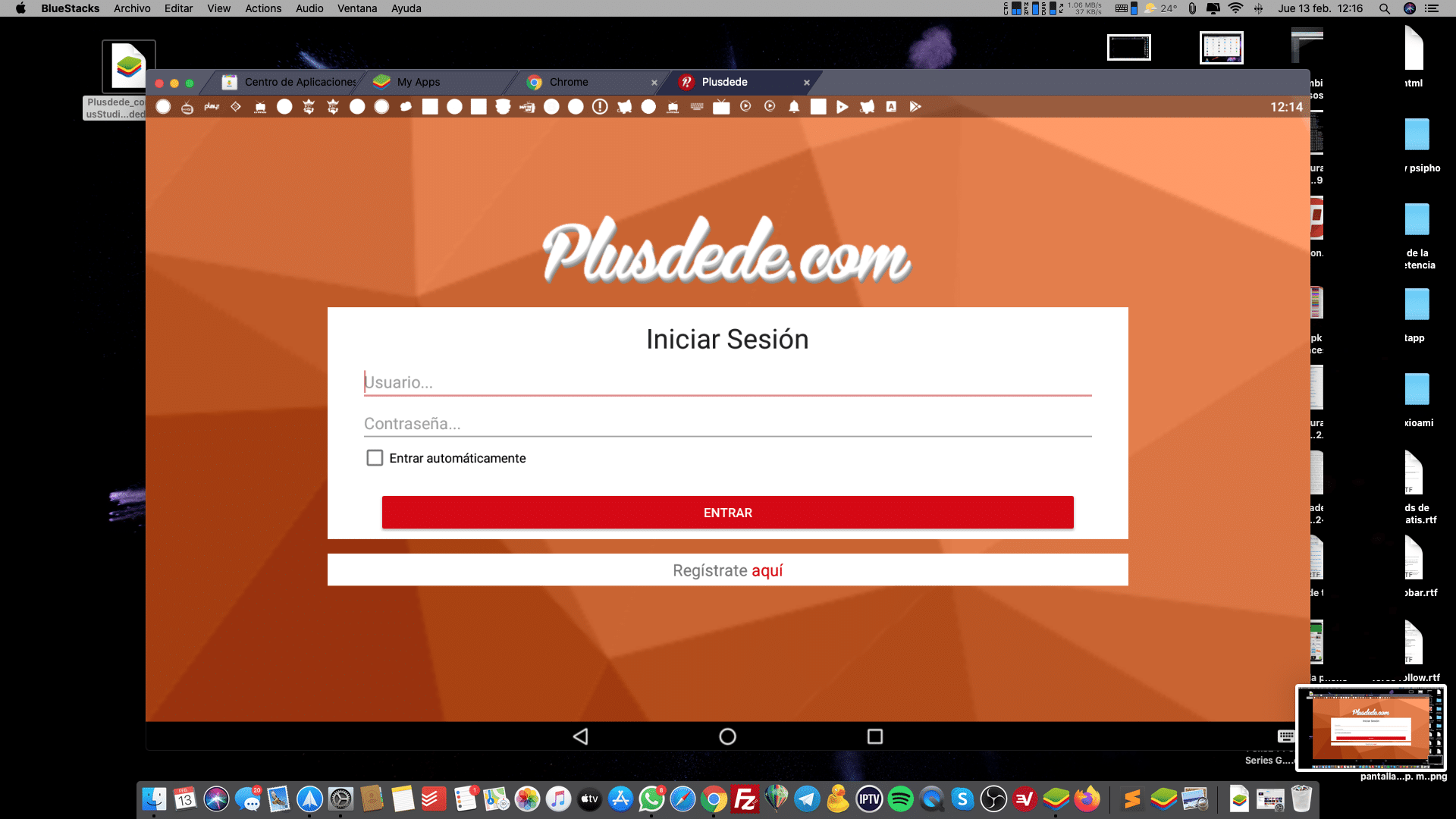Cómo instalar Plusdede para Mac