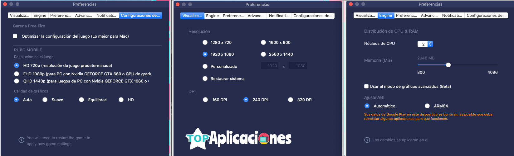 Cómo configurar el emulador para jugar en PC