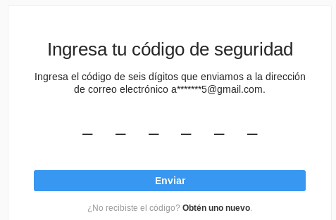 código de seguridad de instagram