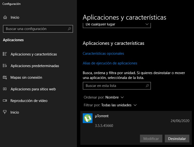 desinstalar utorrent