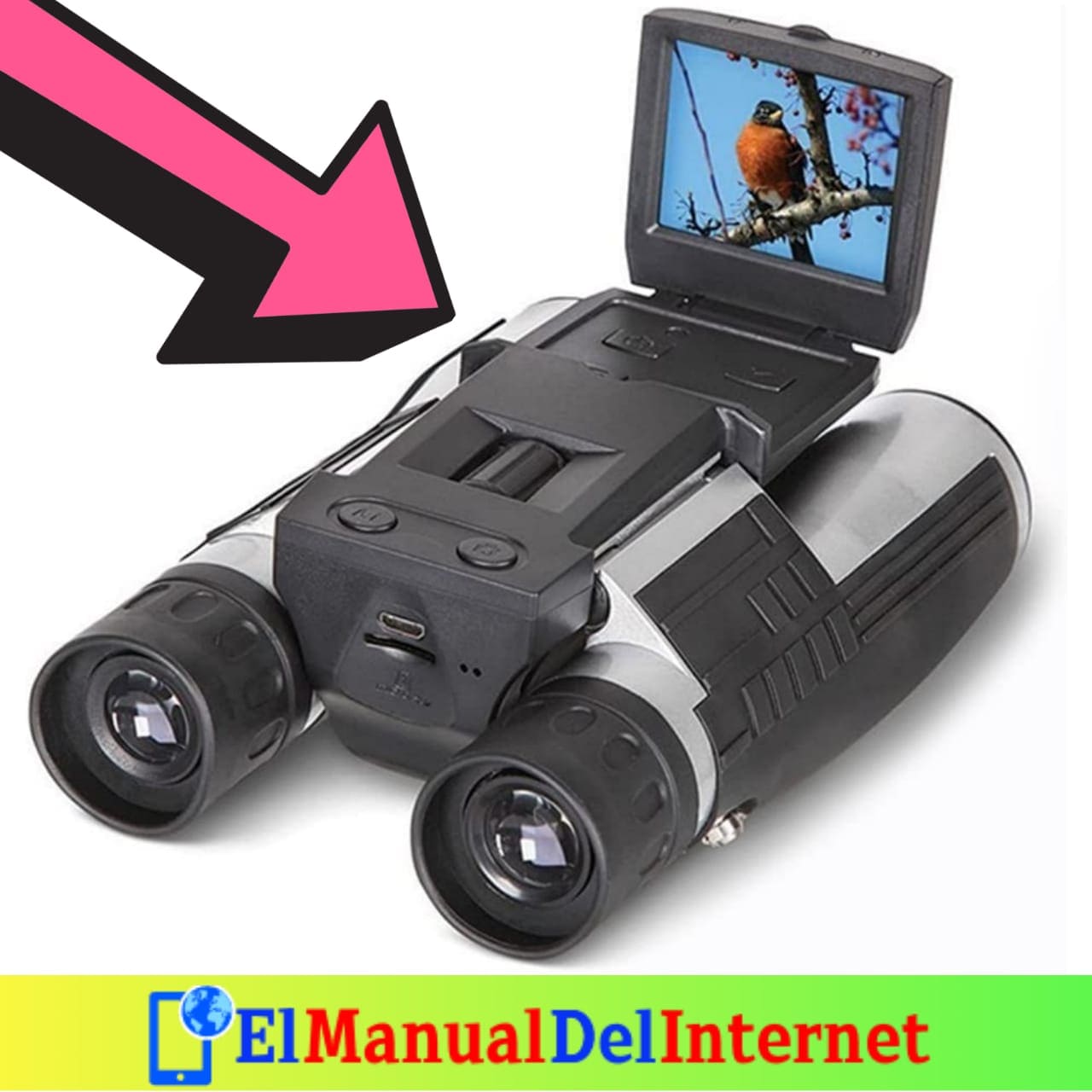 los mejores prismáticos con cámara SGODDE 12×32