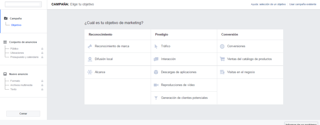 Ejecutar campañas de Facebook campaña-facebook