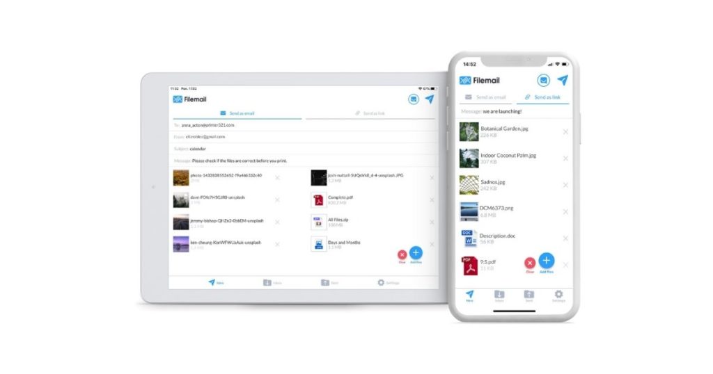 Envía archivos grandes gratis
