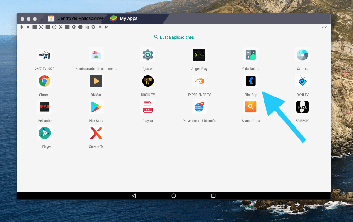 Instalar la aplicación de películas en la PC