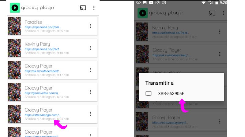 Groovy Player a Smart TV