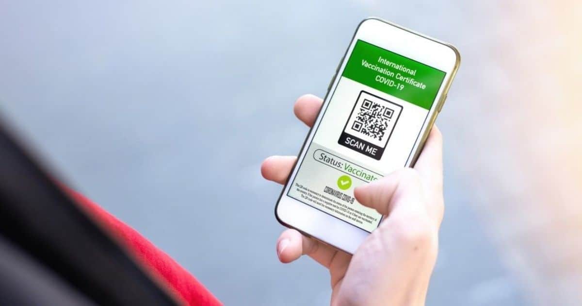 Guarde el pasaporte COVID en la galería móvil