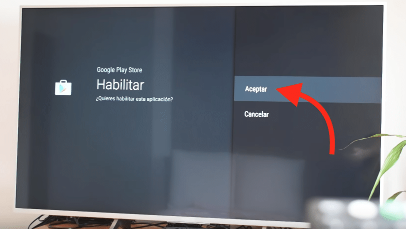 activar play store smart tv sony