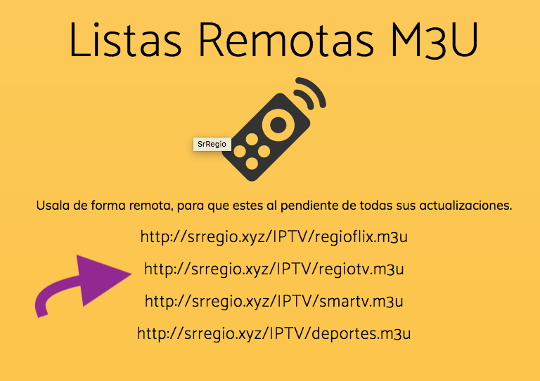 Ejecute una lista de iptv saturada gratuita