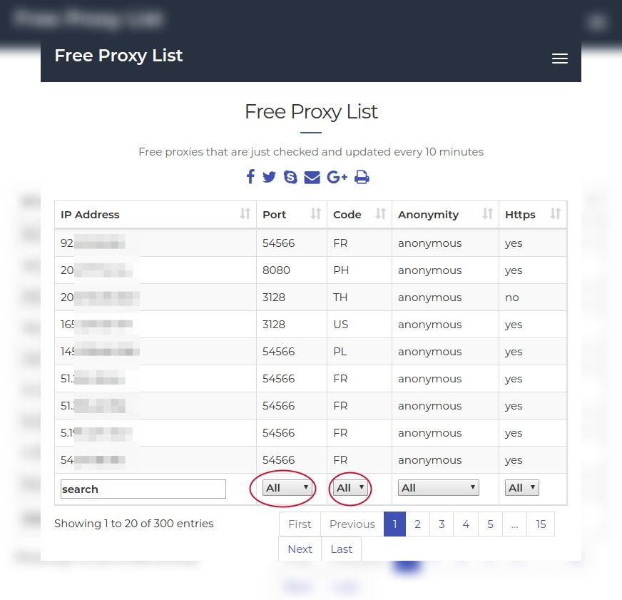 Megaproxies de oara actualizados