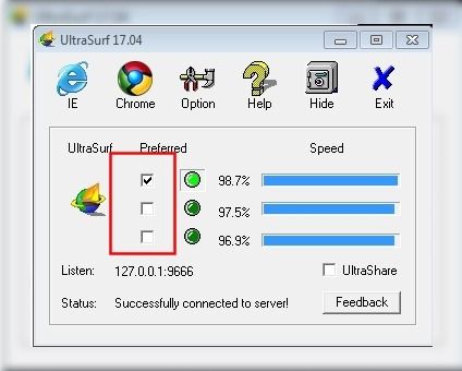 Descargar Ultrasurf