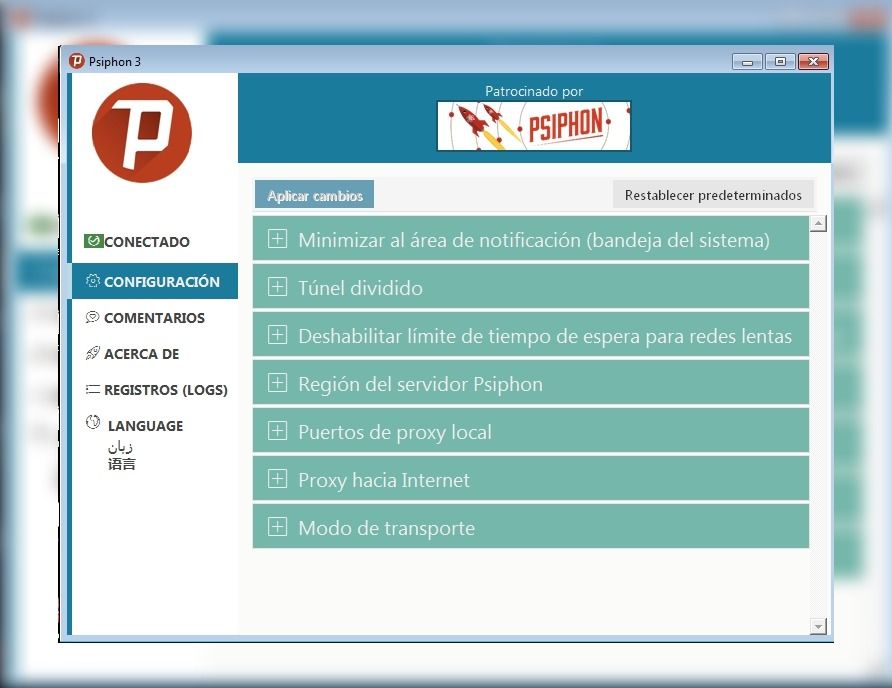Añadir psiphon 2019 gratis