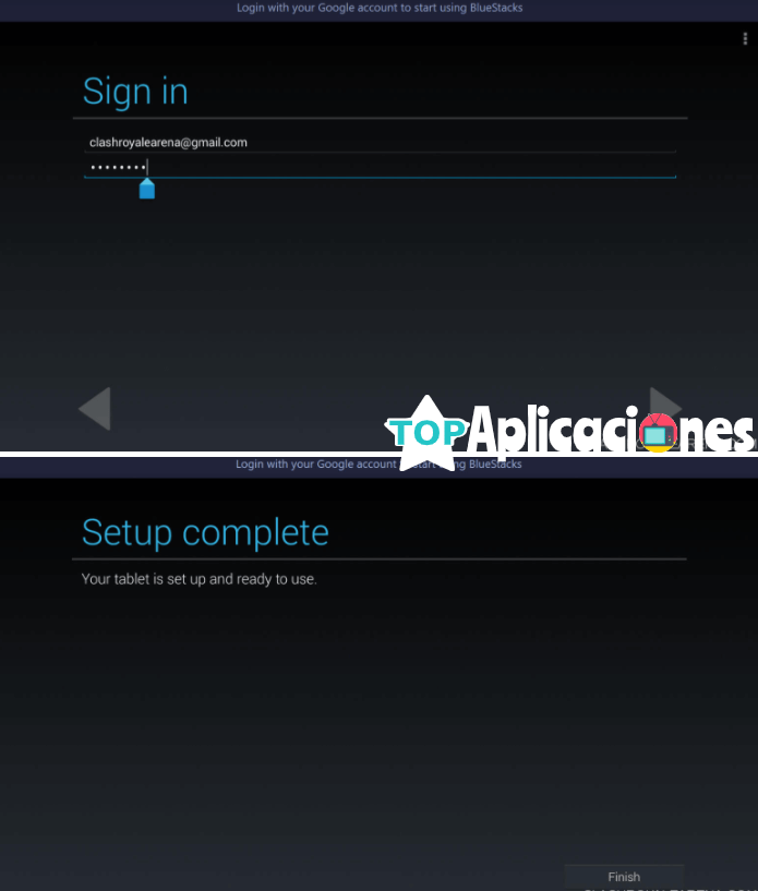 Cómo iniciar sesión en el emulador de Android