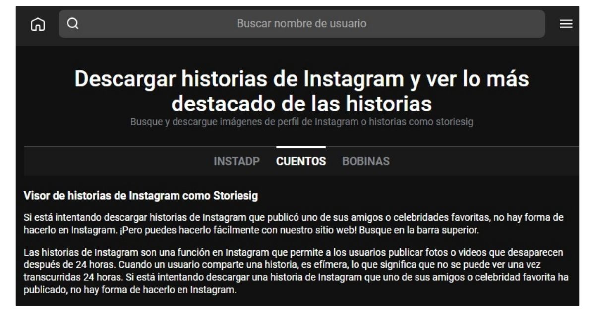 Ver historias de Instagram sin tener una cuenta de Instagram