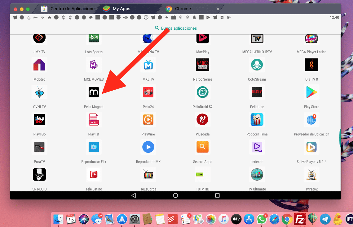 Instalar el imán Pelis en el PC