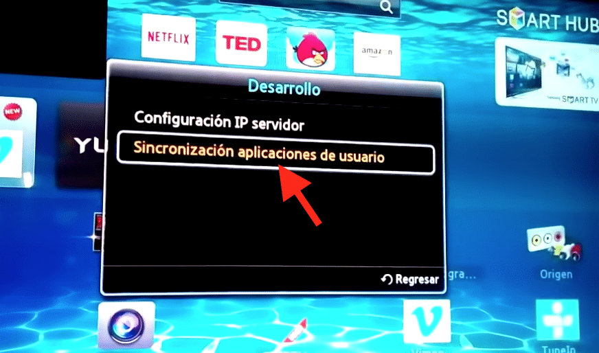 Instalar YouTube APK en Samsung Smart TV