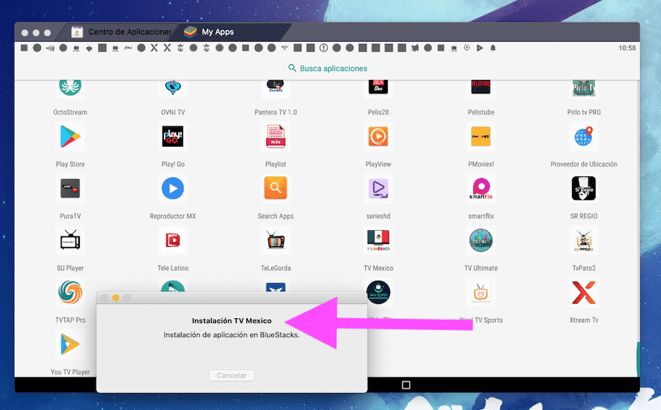 Instala la app de TV México en la PC