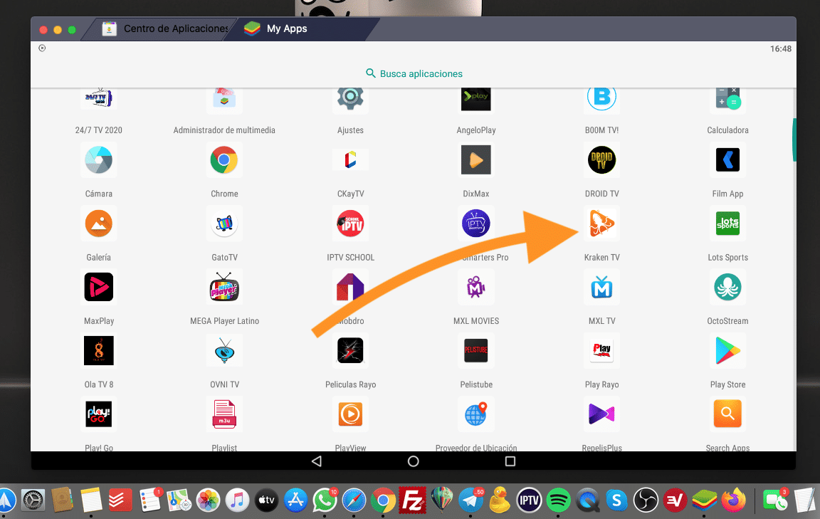 Instalar Krakentv en Mac