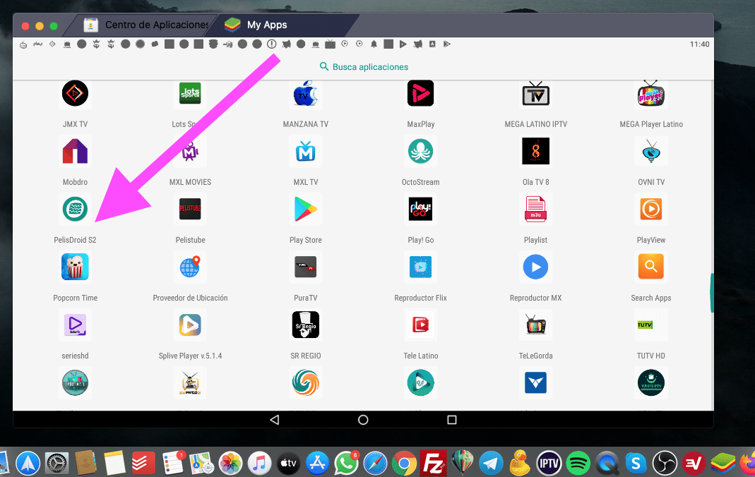 Cómo instalar Pelisdroid en una Mac