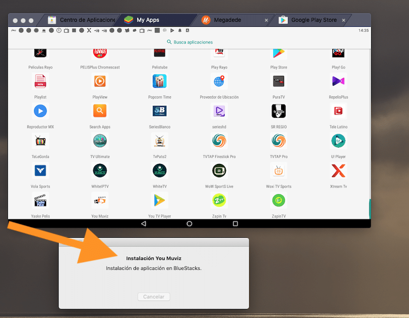 Instalar youmovies apk