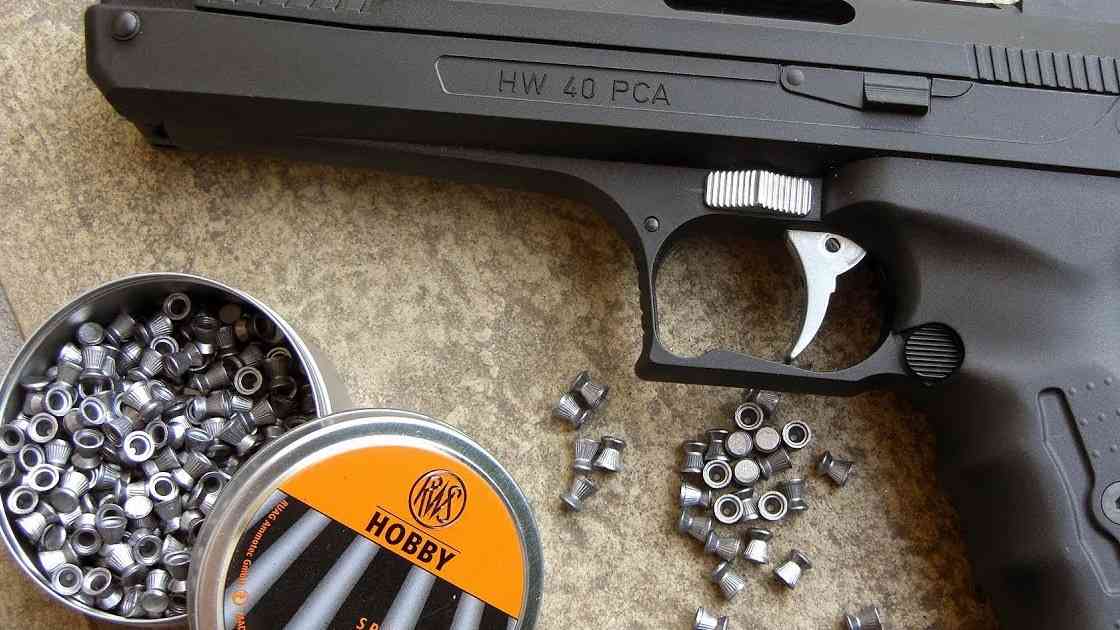 Pistolas de bolas de metal