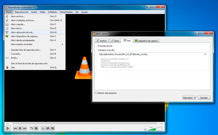 listas m3u vlc