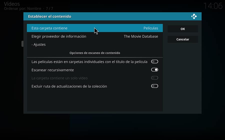 mas opciones kod3