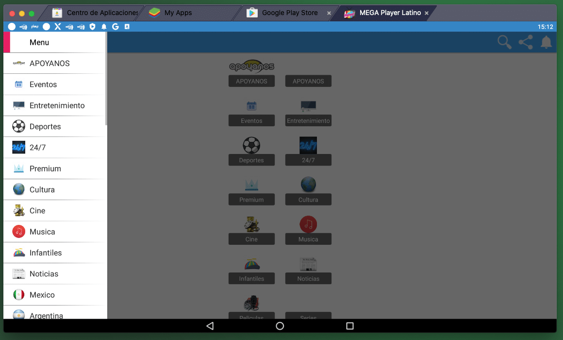 Ventanilla Mega Payer Latino